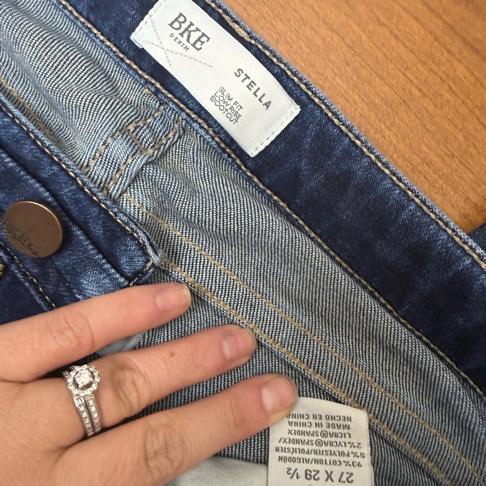 BKE Stella Women's Dark Blue Skinny Jeans